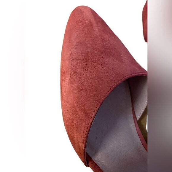 Eileen Fisher Juku Pump Suede Cayenne Size 8 - Picture 10 of 10